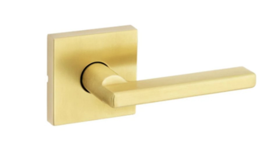 Reference image: brass lever on a square rose
